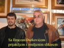 Sa Bracom Đurkovićem prijateljem i omiljenim slikarem 